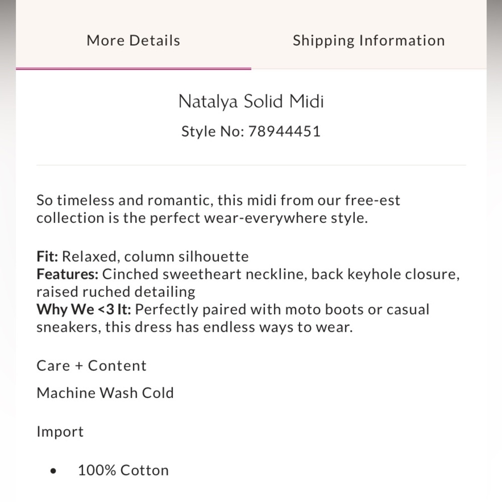 Free People Natalya Solid Midi Dress in Acai - Picture 3 of 6
